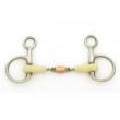Paardenwinkel.be happy mouth hanging bit double jointed mouth copper roller so2556