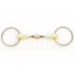 Paardenwinkel.be happy mouth snaffle bit double jointed mouth copper roller so2501